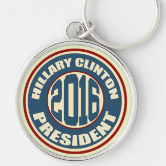 Hillary Clinton President 2016 Keychain