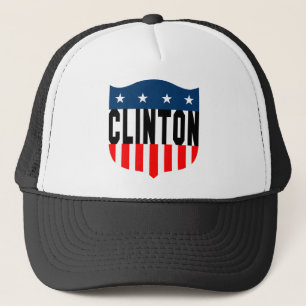 hillary clinton : stars & stripes : trucker hat
