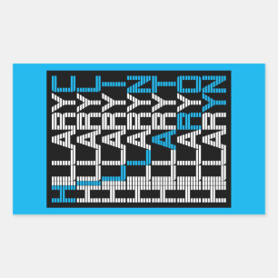 hillary clinton textual sticker