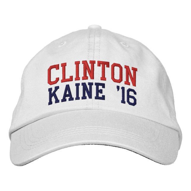 Hillary Clinton Tim Kaine 2016 Embroidered Hat (Front)