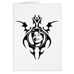 Hillary Clinton tribal design