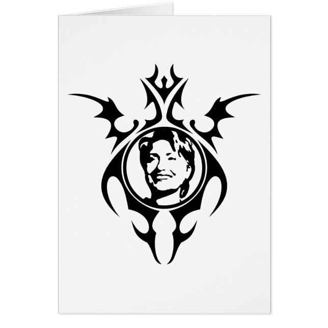 Hillary Clinton tribal design (Front)