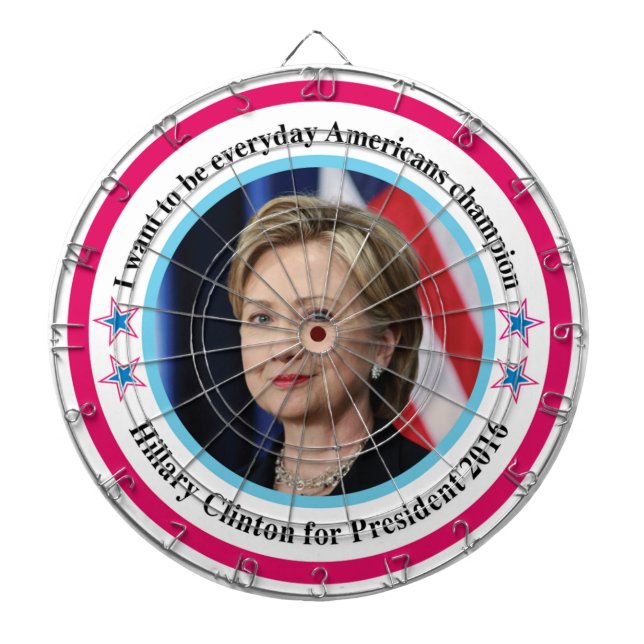 hillary dartboard (Front)