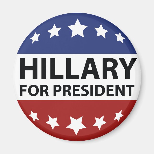 Hillary For President Magnet (Front)
