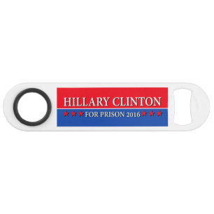 "HILLARY FOR PRISON 2016" BAR KEY