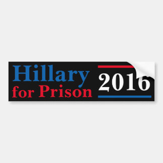 Hillary for Prison 2016 Bumper Sticker