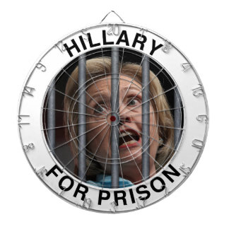 Hillary for Prison Dartboard