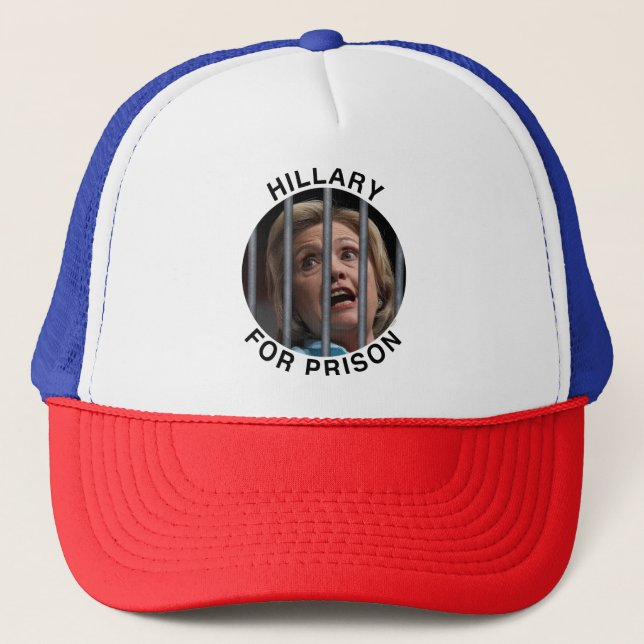 Hillary for Prison Trucker Hat (Front)