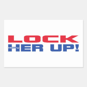 HILLARY LOCK HER UP STICKER