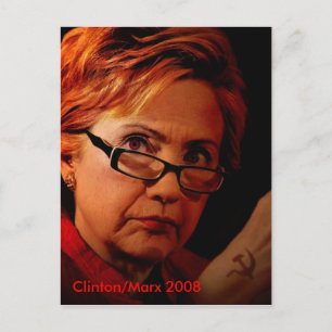 Hillary Marx Clinton Postcard