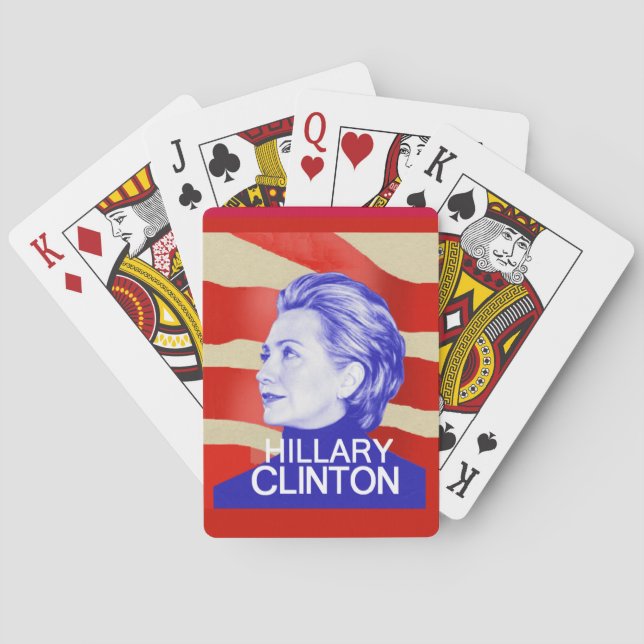 HILLARY PLAYING CARDS (Back)