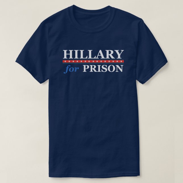 HILLARY POUR T-shirt PRISON (Design devant)