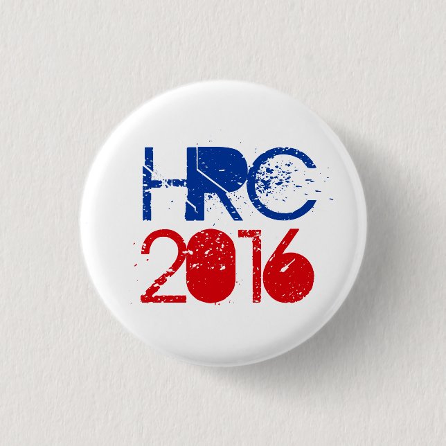 Hillary Rodham Clinton 2016 1 Inch Round Button (Front)