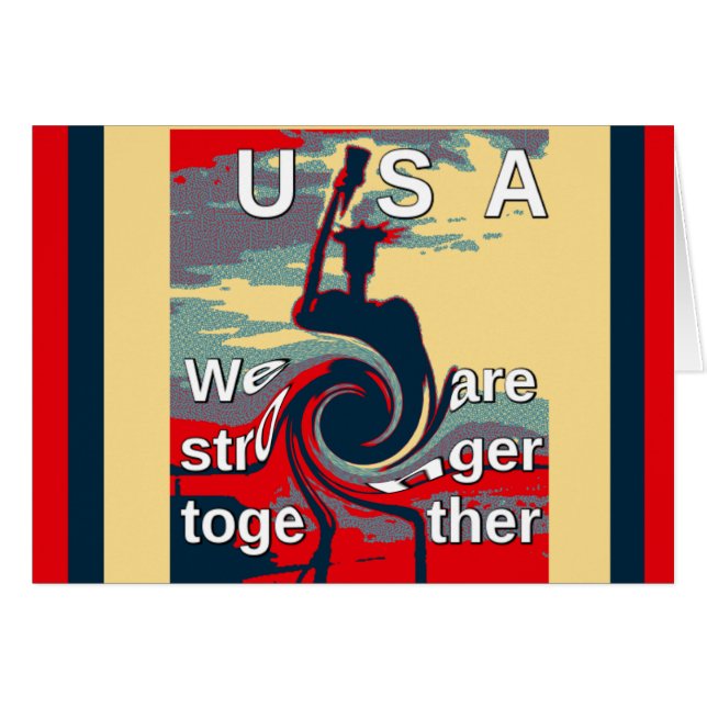 Hillary USA nous sommes plus forts ensemble (Devant horizontal)
