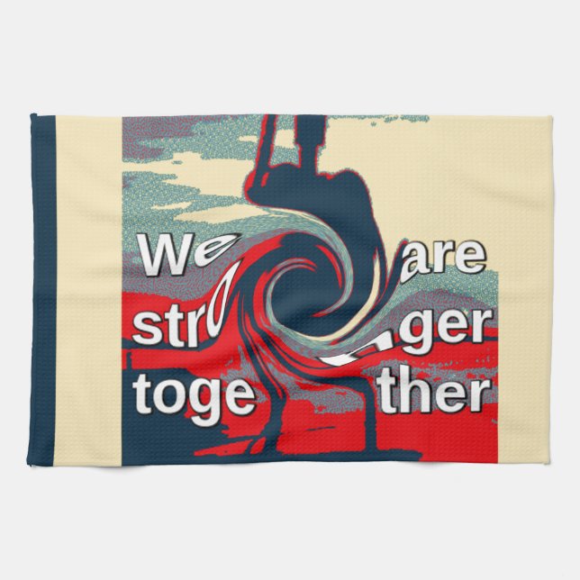 Hillary USA we are stronger together Kitchen Towel (Horizontal)