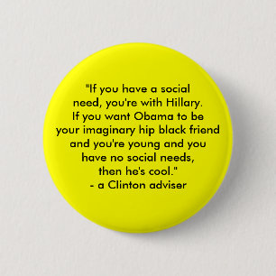 Hillary vs. Obama 2 Inch Round Button