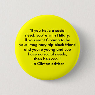 Hillary vs. Obama 2 Inch Round Button