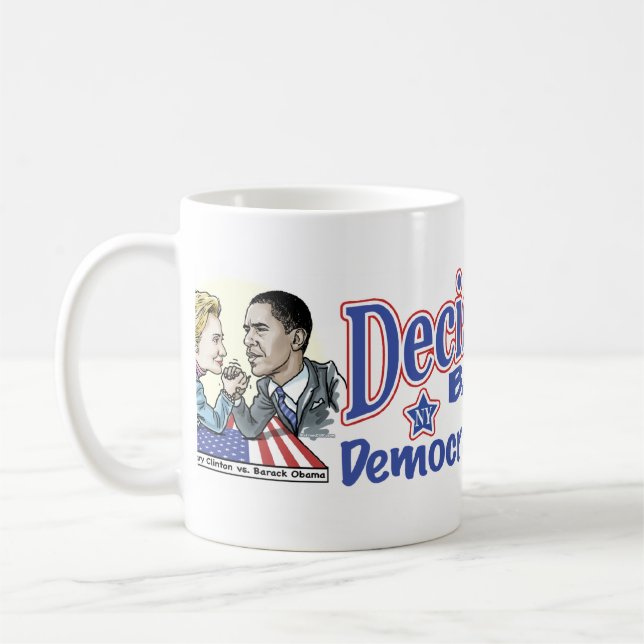 Hillary vs. Obama Mug  (Left)