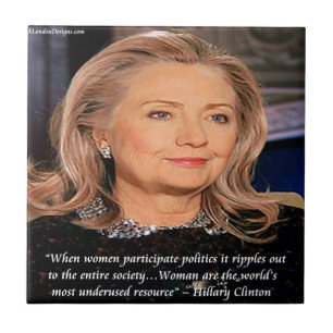 Hillary Women Resource Quote Tile