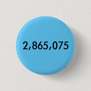 Hillary won the popular vote! 1 inch round button