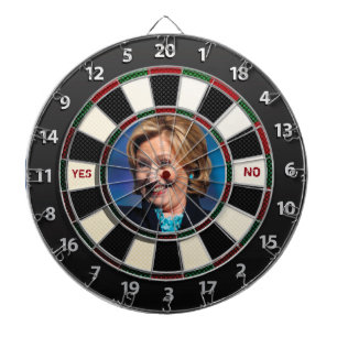 Hillary YES or NO Dartboard