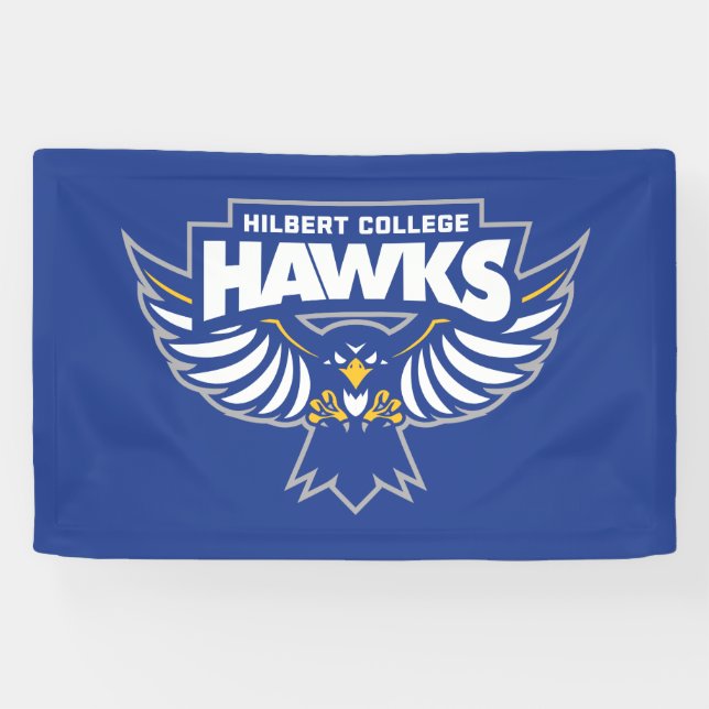 Hillbert College Hawks Banner (Horizontal)