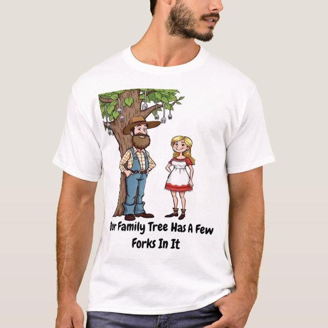 Hillbilly Family Tree T-Shirt (Front)