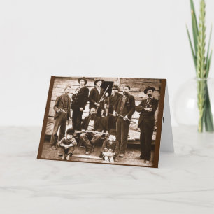 HILLBILLY HATFIELDS CARTES DE SALUT D'ANNIVERSAIRE