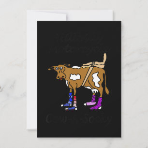 Hillbilly Motorcycle Funny Cow Gift For Bikers