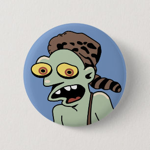 Hillbilly Zombie 2 Inch Round Button