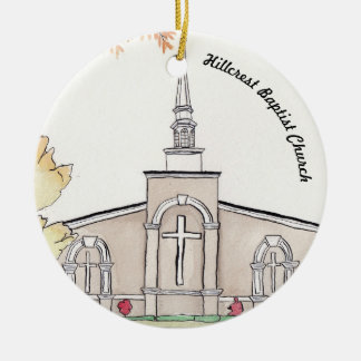 Hillcrest Baptist Church, Hopkinsville, KY Ceramic Ornament
