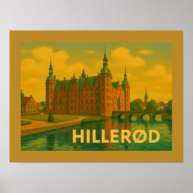 Hillerød Castle Denmark Poster (Front)