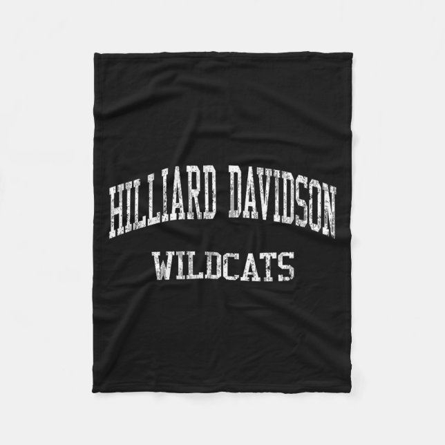 Hilliard Davidson High School Hs Hilliard Oh Vinta Fleece Blanket (Front)
