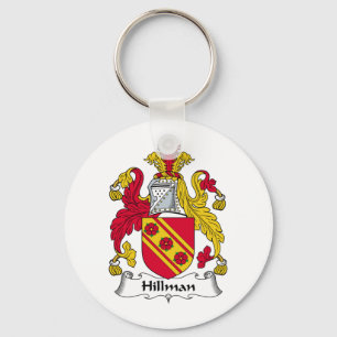 Hillman Family Crest Keychain