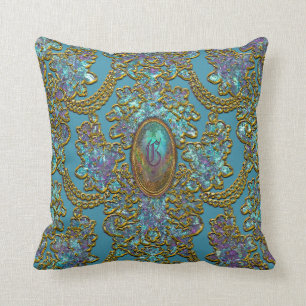 Hillmanshire Monogram Victorian Throw Pillow