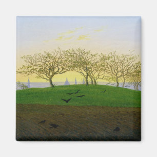 Hills and Ploughed Fields near Dresden Magnet