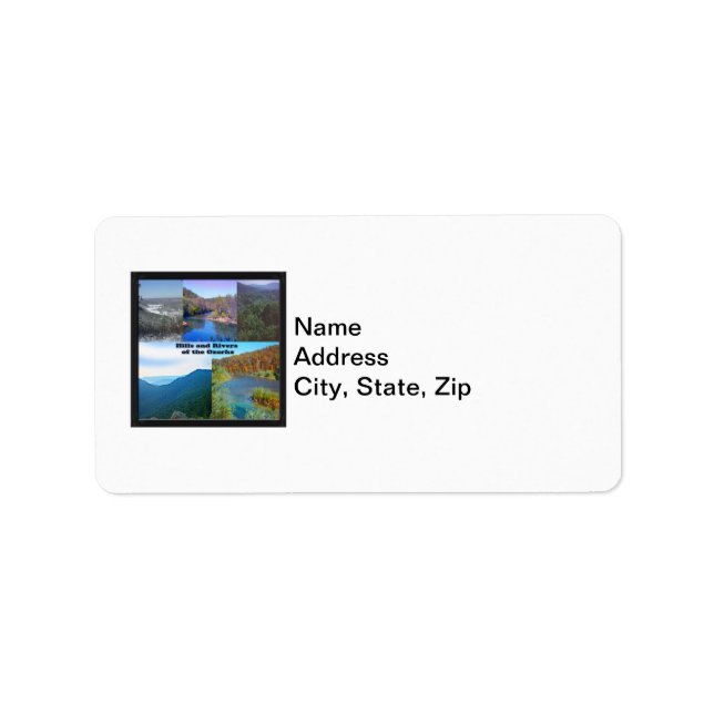 Hills and Rivers of the Ozarks Label (Front)