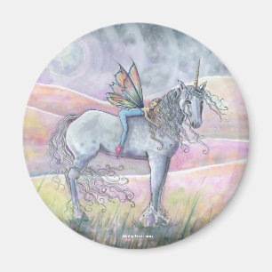 Hills of Enchantment Fairy and Unicorn Magnet