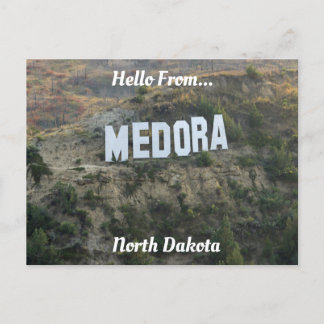 Hills of Medora Postcard