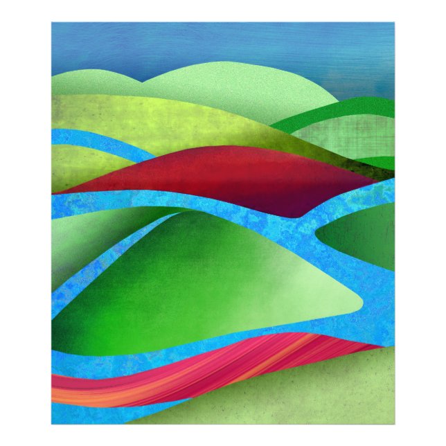 Hills On Ice Photo Print (Front)