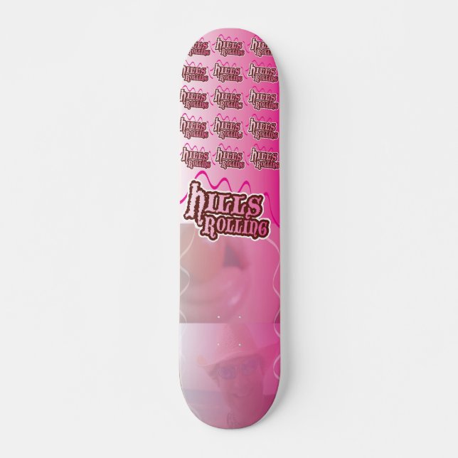 Hills Rolling Skateboard Deck (Front)