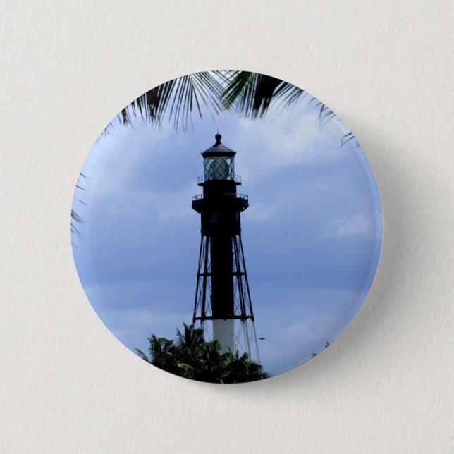 Hillsboro Inlet Lighthouse 2 Inch Round Button (Front)