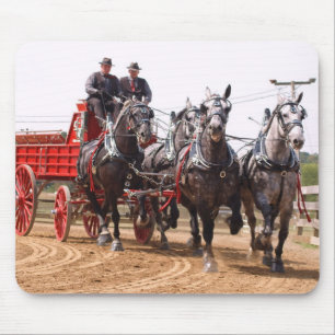 hillsboro ohio draught horse show mouse pad