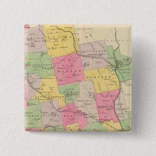 Hillsborough County 2 Inch Square Button