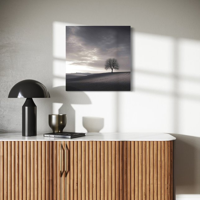 Hillside Landscape Canvas, Lonely Tree Canvas Print (Creator Uploaded)