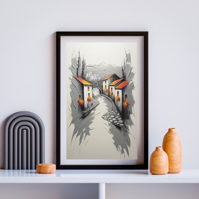 Hillside Village Pathway Poster (Creator Uploaded)