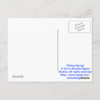 Hilltop Spring Postcard