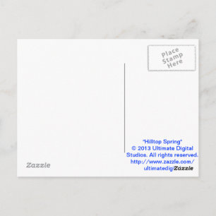 Hilltop Spring Postcard