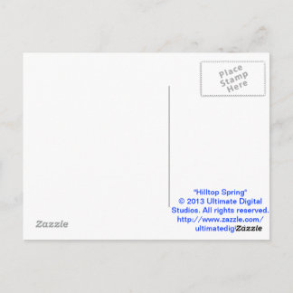 Hilltop Spring Postcard