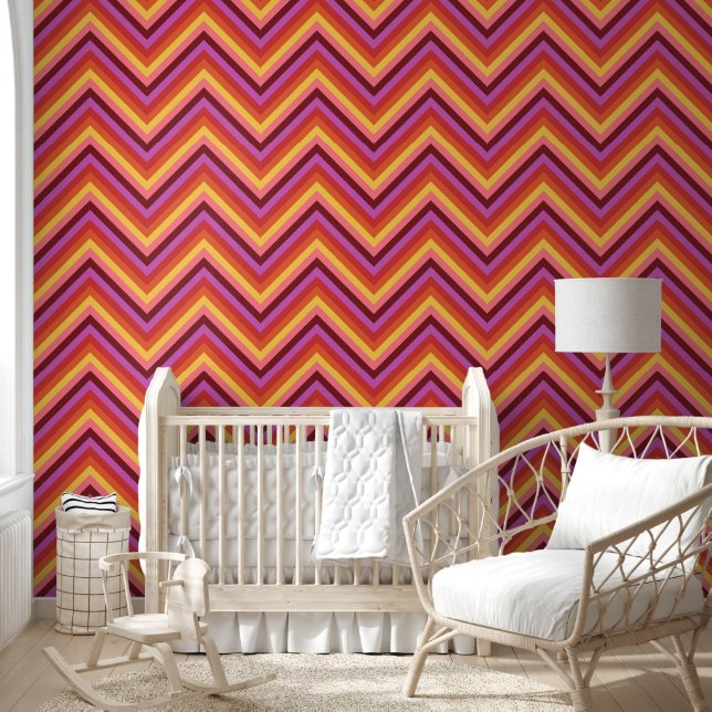Hilly Candy Stripe BCB Wallpaper (Kids)